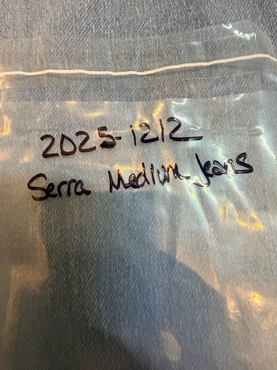 Serra Wide Leg Jeans Womens Medium Light Wash Pull On Denim Palazzo Pants - Picture 8 of 8